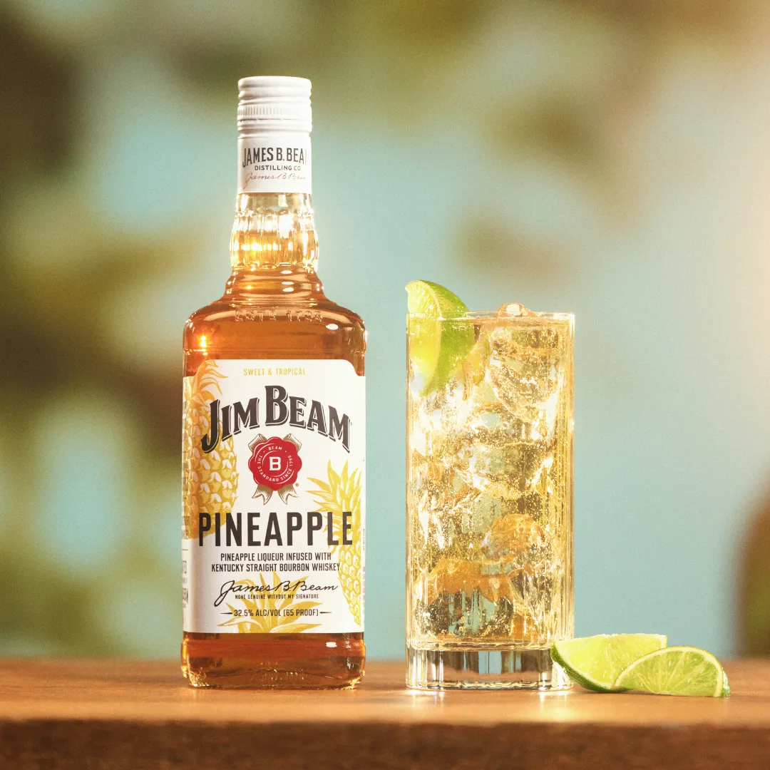 Pineapple & lime lemon highball cocktail | Jim Beam®